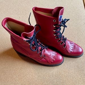 Red Justin Boots